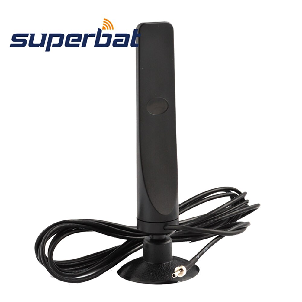 Superbat 850/1900/900/1800/2100Mhz GSM/UMTS/HSPA/CDMA/3G antenne CRC9 prise mâle pour Huawei E176 E160 E156E E583C amplificateur aérien