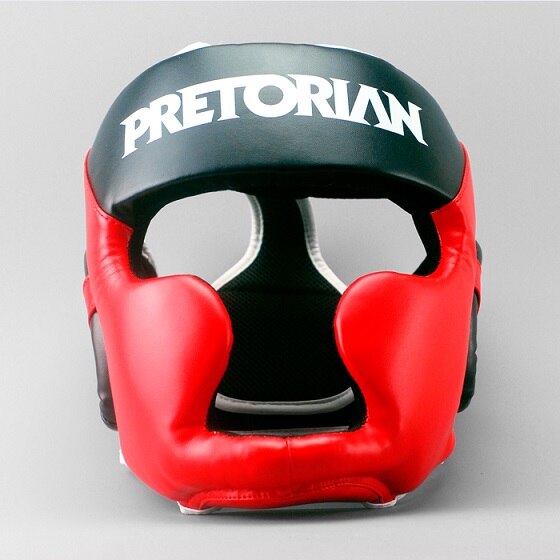 3 COLORS PRETORIAN BOXING HELMET MMA MUAY THAI TWINS KICK HEAD GEAR PROTECTION ADULT MALE FEMALE SPARRING HEADGEAR GUARD: Red / M