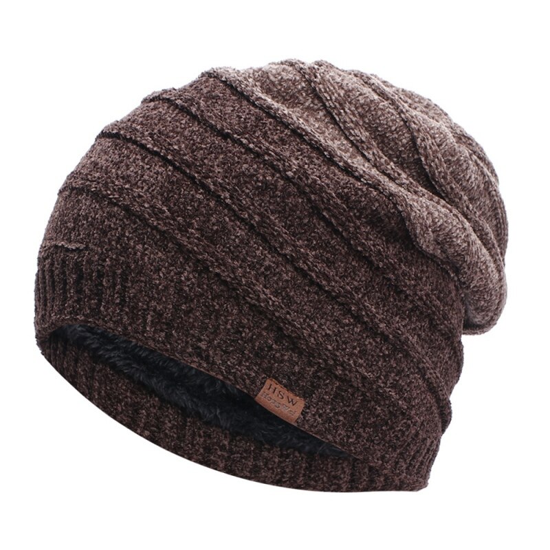 Damen herren beanie totenkopfmütze fleecegefütterte warme strickmütze radmütze skimütze outdoor-sportmütze baggy slouch mütze