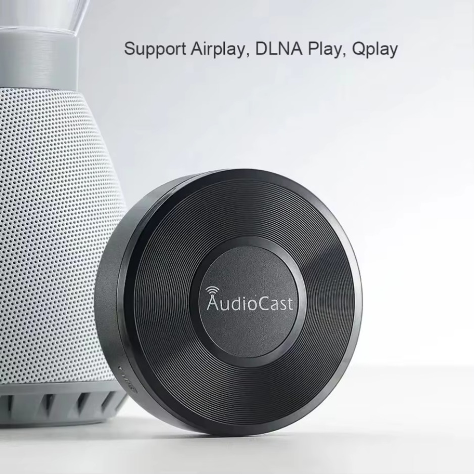 Receptor de Streamer de Audio y música Wifi inalámbrico, Audiocast ieast play M5 DLNA para Airplay, adaptador de música de Audio, flujos múltiples habitaciones