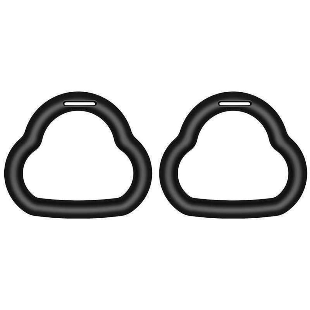 Plastic Gymnastic Rings for Kids with Straps Anti-slip Indoor Pull-up Strength Training Fitness Full Body Workout Tool