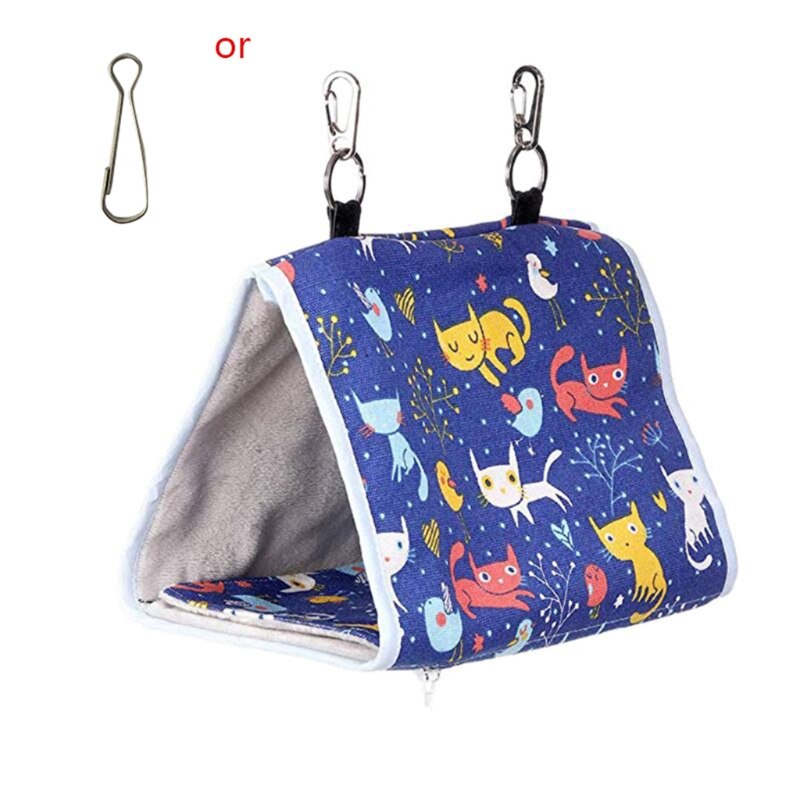 Nido de Pájaro para acurrir, refugio para loros, cueva, tienda colgante, hamaca, cama para dormir para pájaros: L