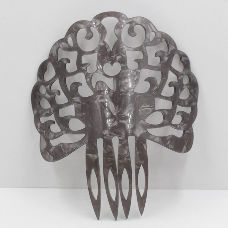 Haar kam azijnzuur plaat een verscheidenheid van kleur modieuze vrouwelijke partij hoofdtooi decoratie: 8