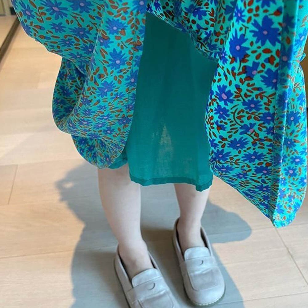 2022 estate adolescente principessa gonna abbigliamento per bambini gonne per ragazze abbigliamento nuovo stile casual stampa floreale per 4-13 anni