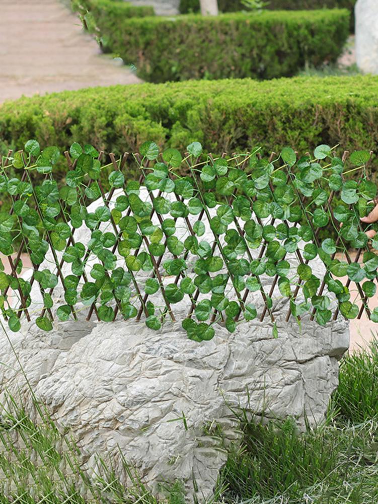 Trellis hekwerk intrekbaar hekwerk kunsttuin plantenhekwerk uv-beschermd privacyscherm voor buiten en binnen gebruik tuinhekwerk