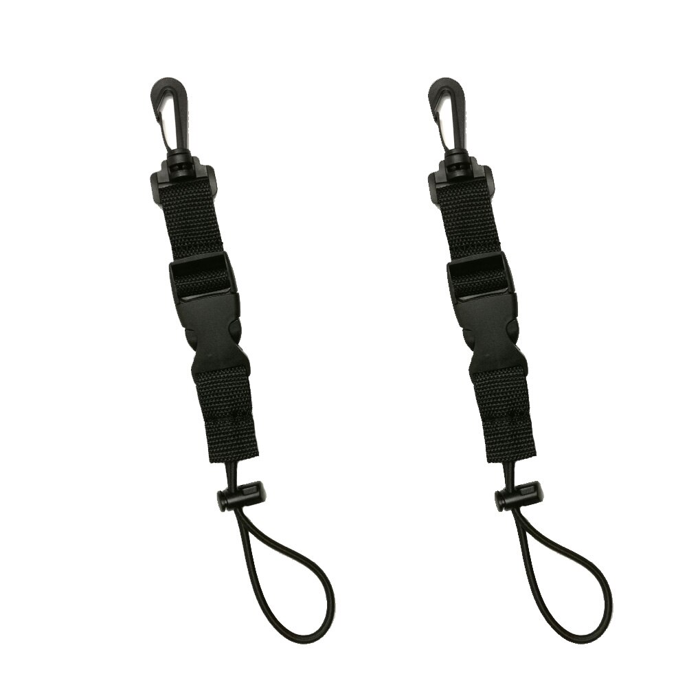 2 stk dykkerkamera lys lanyard strop rygsæk quick release spænde clip diver lommelygte holder spænde