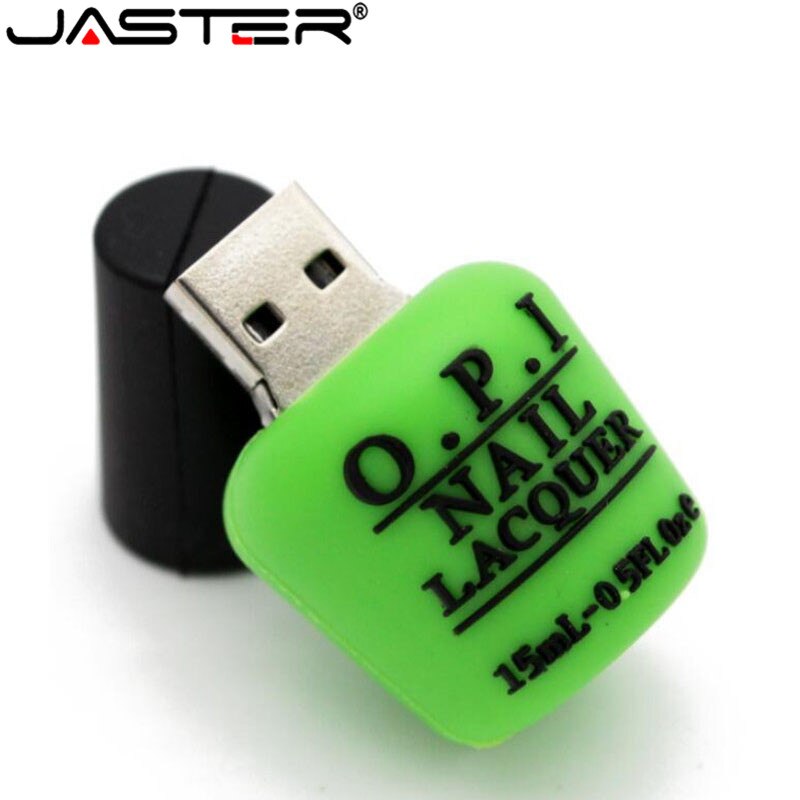 A Magic Nail Enamel Mini USB Pen Drive Innovative Memoria Disk USB Pen Drive 4GB 8GB 16GB 32GB Pendrive USB 2.0 Usb Flash Bellek