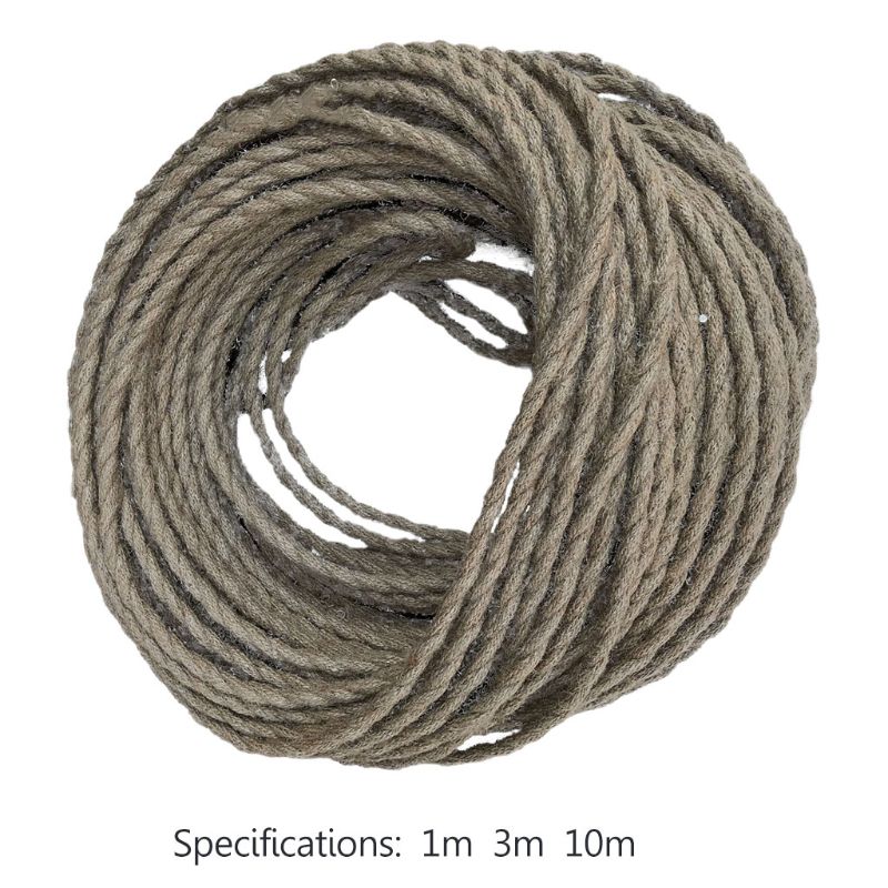 Cable trenzado de cuerda Vintage para lámpara, Cable de luz eléctrica, colgante Retro, LED Vintage O30 20, 1/3/10M, 2x0,75