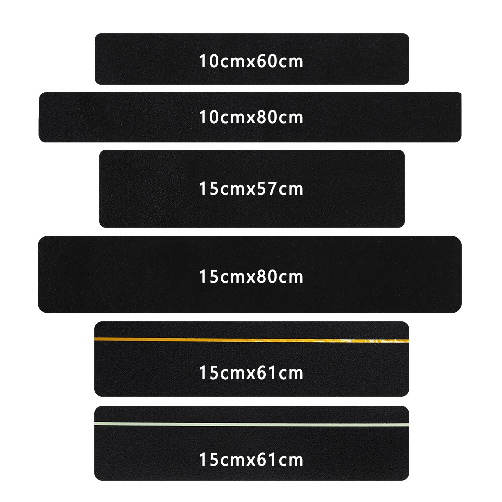 1PC Self-Adhesive Non-Slip Safety Step Tapes Black Wood Stair Treads Stickers Floor Track Sticker for Skateboard Anti Skid Tapes