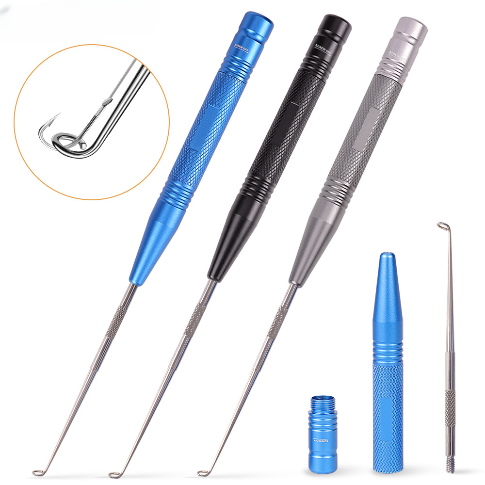 1PC Vishaak Remover RVS Vishaak Dehooker Haak Ontkoppelaar Extractor Snelle Ontkoppeling Visserijgereedschap