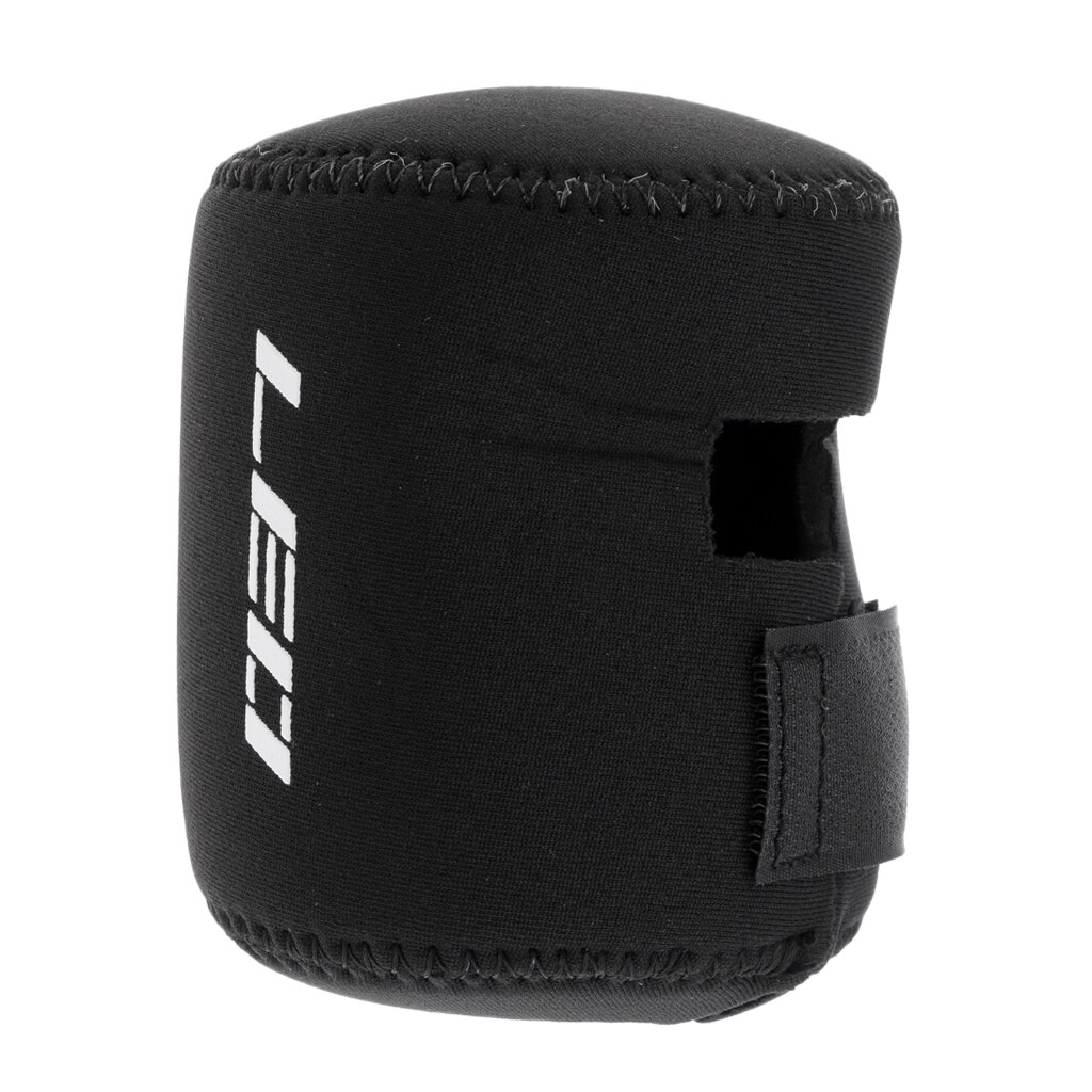Fishing Drum Reel Cover Bag Neoprene Pouch Casting Drum Reel Bag Loop Fasteners Reel Cover Black Drum Reel Cover Fishing Reel