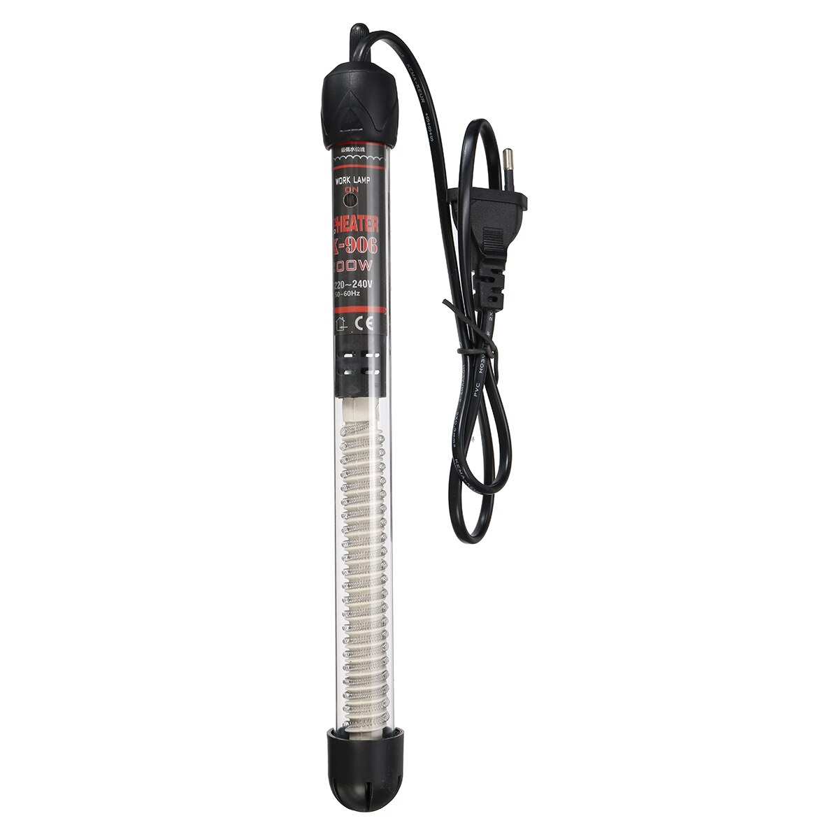 220V-240V Aquarium Submersible Fish Tank Heater Automatic Water Heater Constant Temperature Heating Rod 25W/50W/100W/200W/300W: 200W