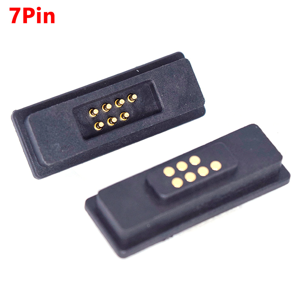 1Pair 2A 6Pin 7Pin 8Pin 9Pin 10Pin 11Pin 12Pin Waterproof Magnetic Pogo Pin Connector Male Female Spring Loaded DC Power Socket