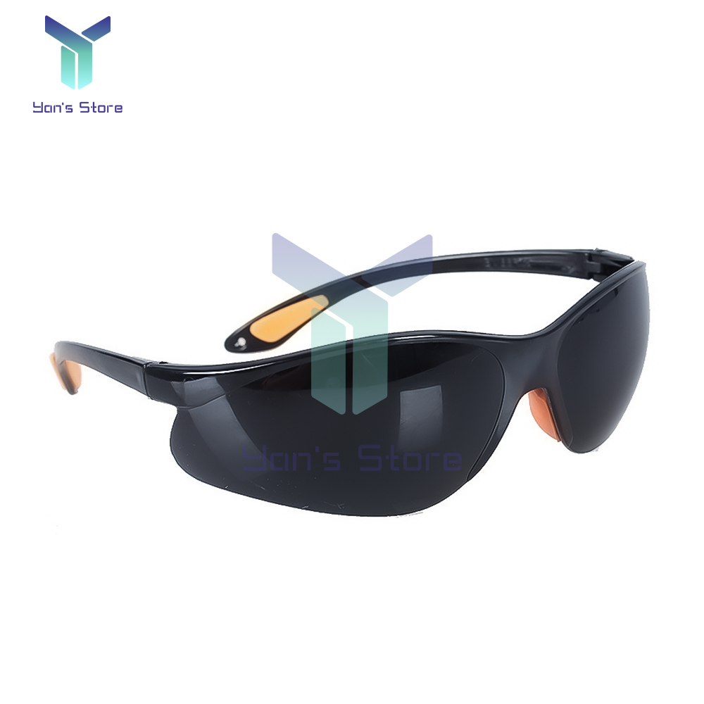 Gafas de seguridad, gafas de soldadura, resistentes a impactos, a prueba de rayos UV, gafas protectoras de soldadura para soldadores, corte y pulido: Beige