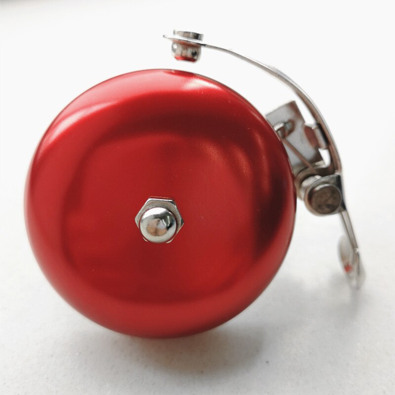 Q1065 freies Fahrrad retro Englisch Glocke Klingeln Glocke Aluminium Silber Kaffee Braun Fahrrad Glocke Jahrgang: rot