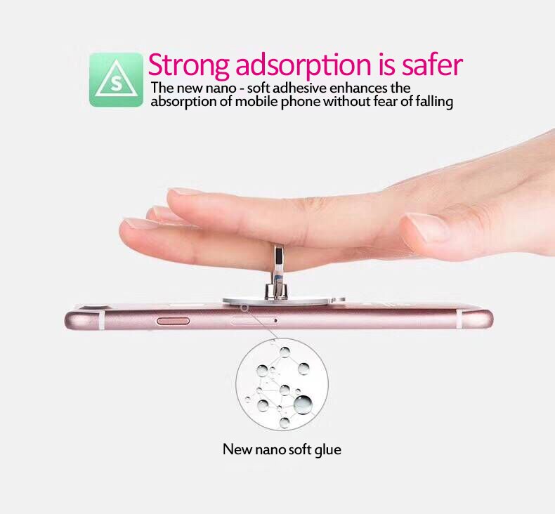 Telefoon autohouder voor iphone 8 x 6 7 huawei mate 10 lite 360 graden draaibare magneet mobiele ring ondersteuning telefoon ringstandaard