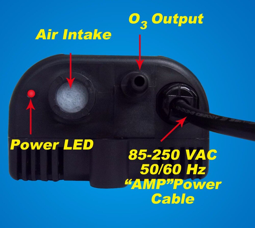 Generador de ozono para SPA, ducha, SPA, bañera, piscina pequeña, ozonizador, 300mg, hterilizer, portátil con temporizador