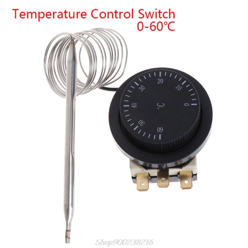 250v/380v 16a 0-60 temperatuurregelaar capillaire thermostaat geregeld  jy30 20
