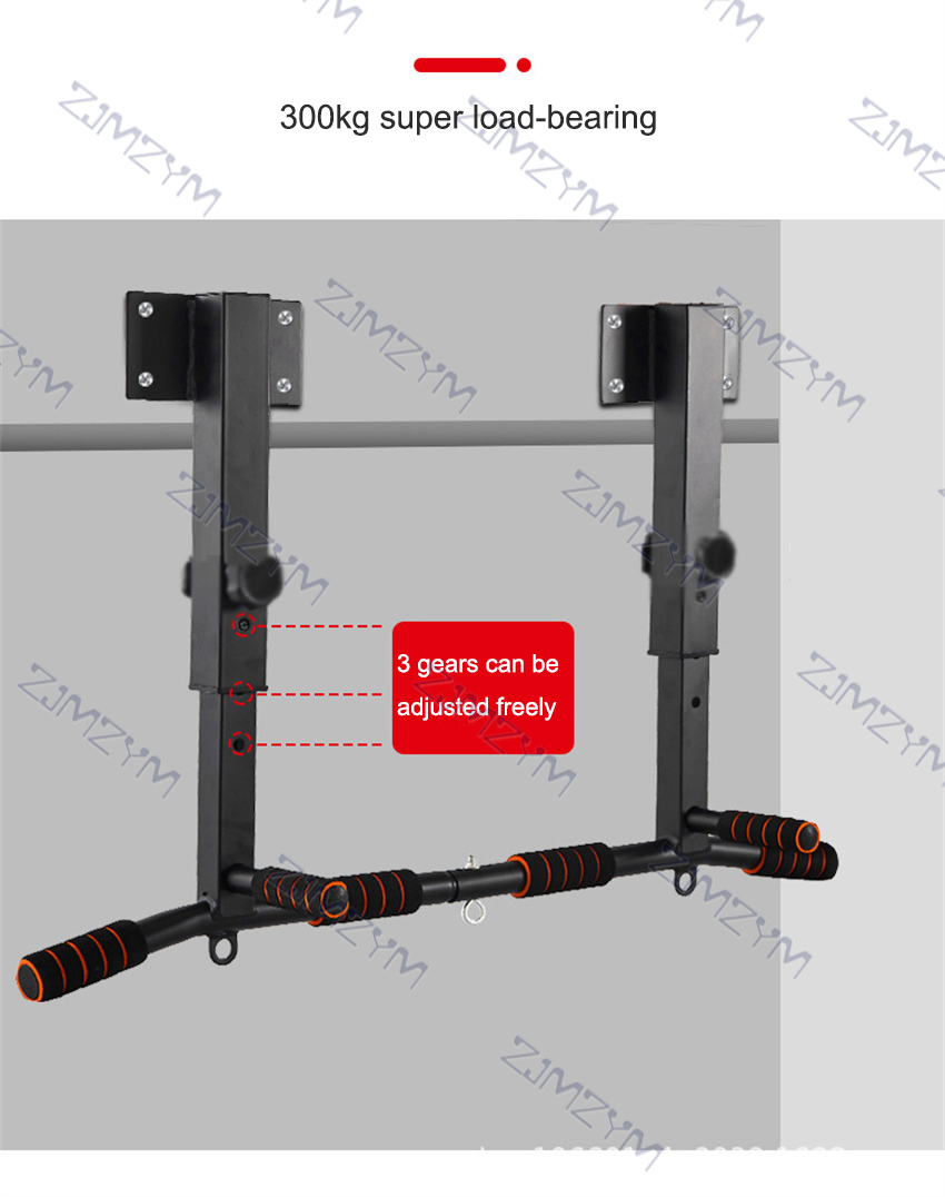 Wall Mounted Pull Up Horizontal Bar Multi-functional Chin Up Bar Home Gym Workout Pull-up Device Frame Fitness Equipment 300kg