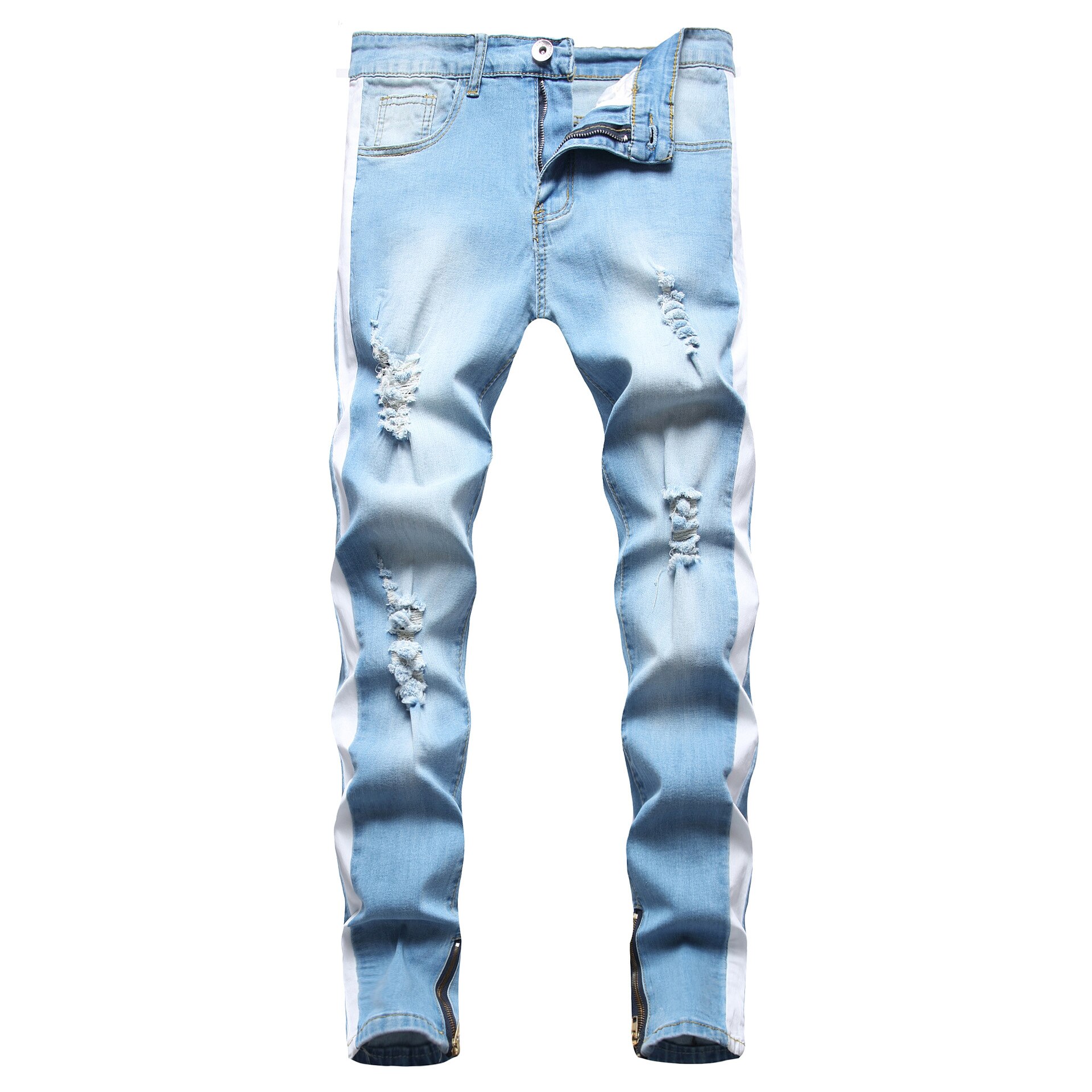 Jean déchiré pour homme, legging tendance européen et américain: 30