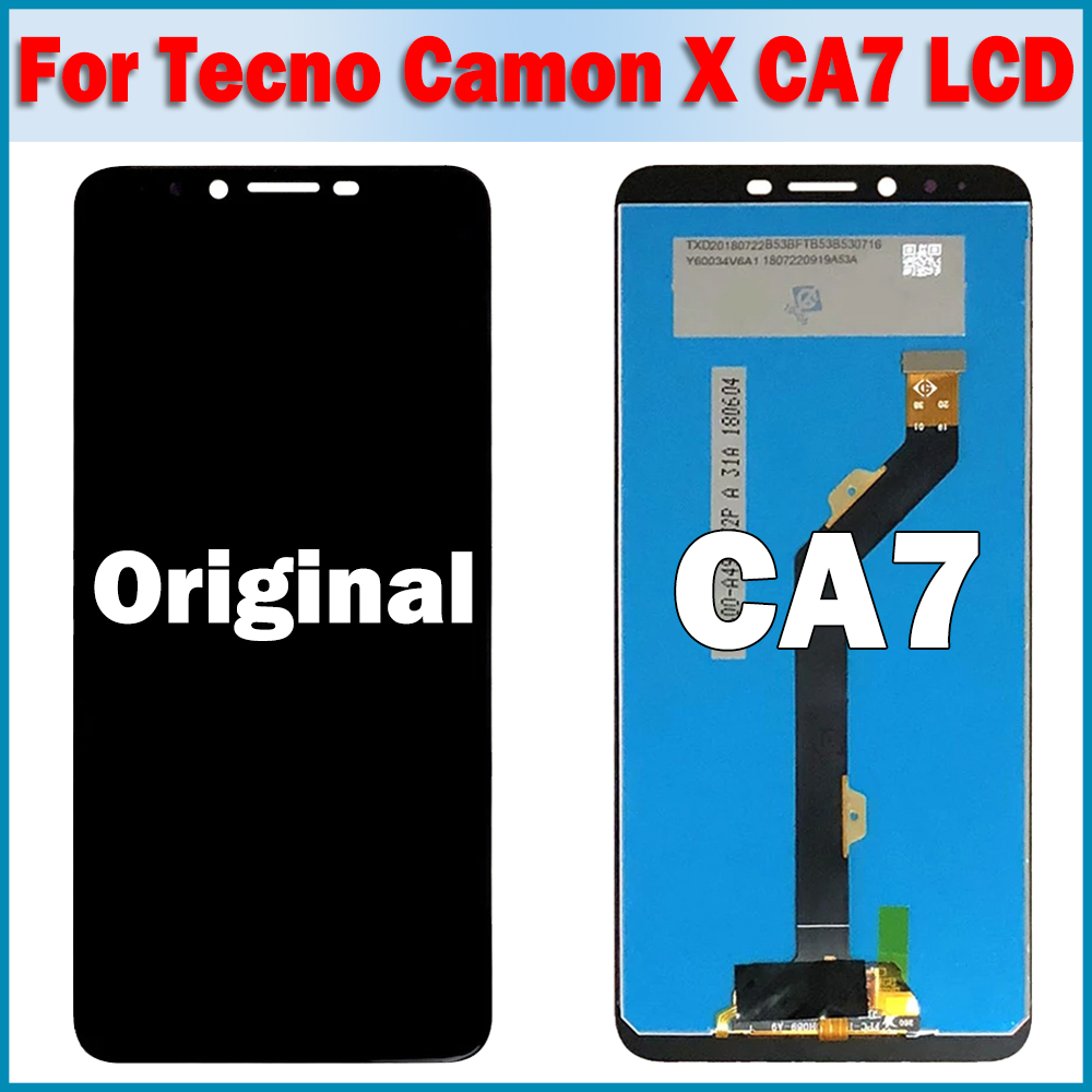 Ensemble écran tactile Lcd, 6.0 pouces, 100% testé, ORIGINAL, pièce de rechange pour Tecno Camon X CA7