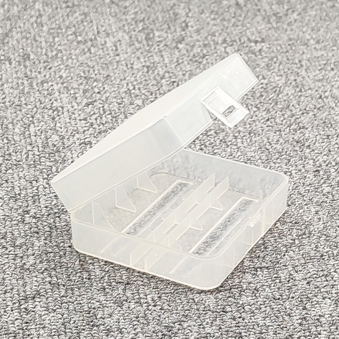 Caja de almacenamiento de batería 26650, estuche protector de almacenamiento de batería 2*26650 adecuado para 2 uds de baterías 26650