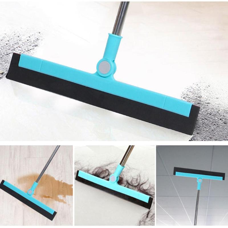 Magic Window Wiper Scraper 180 Degrees Rotatable Hand Push Mop Sweeper Broom Home Floor Windows Cleaning Tools
