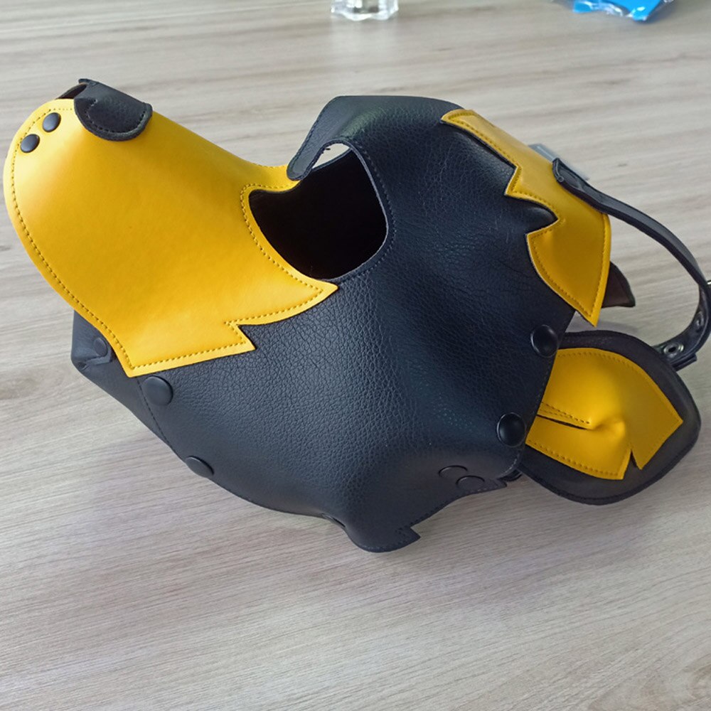 Hvid sort pest læge pu læder maske halloween fugl lang næse næb steampunk masker: Hund