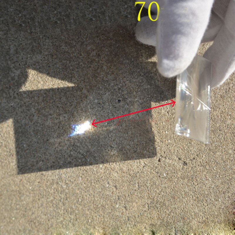 Mini Optische PMMA Plastic Fresnel Lens Brandpuntsafstand Super Kleine Size Zonne-energie Concentrator Lens Testen Instrument 1PC