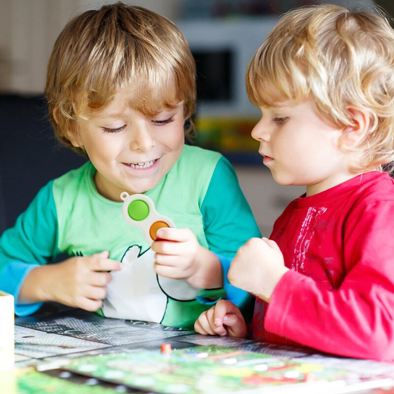 Nuovo Fidget semplice fossetta giocattolo antistress giocattoli di addestramento sensoriale Stress rimuovi giocattolo a mano giocattolo educativo precoce per bambini all'ingrosso