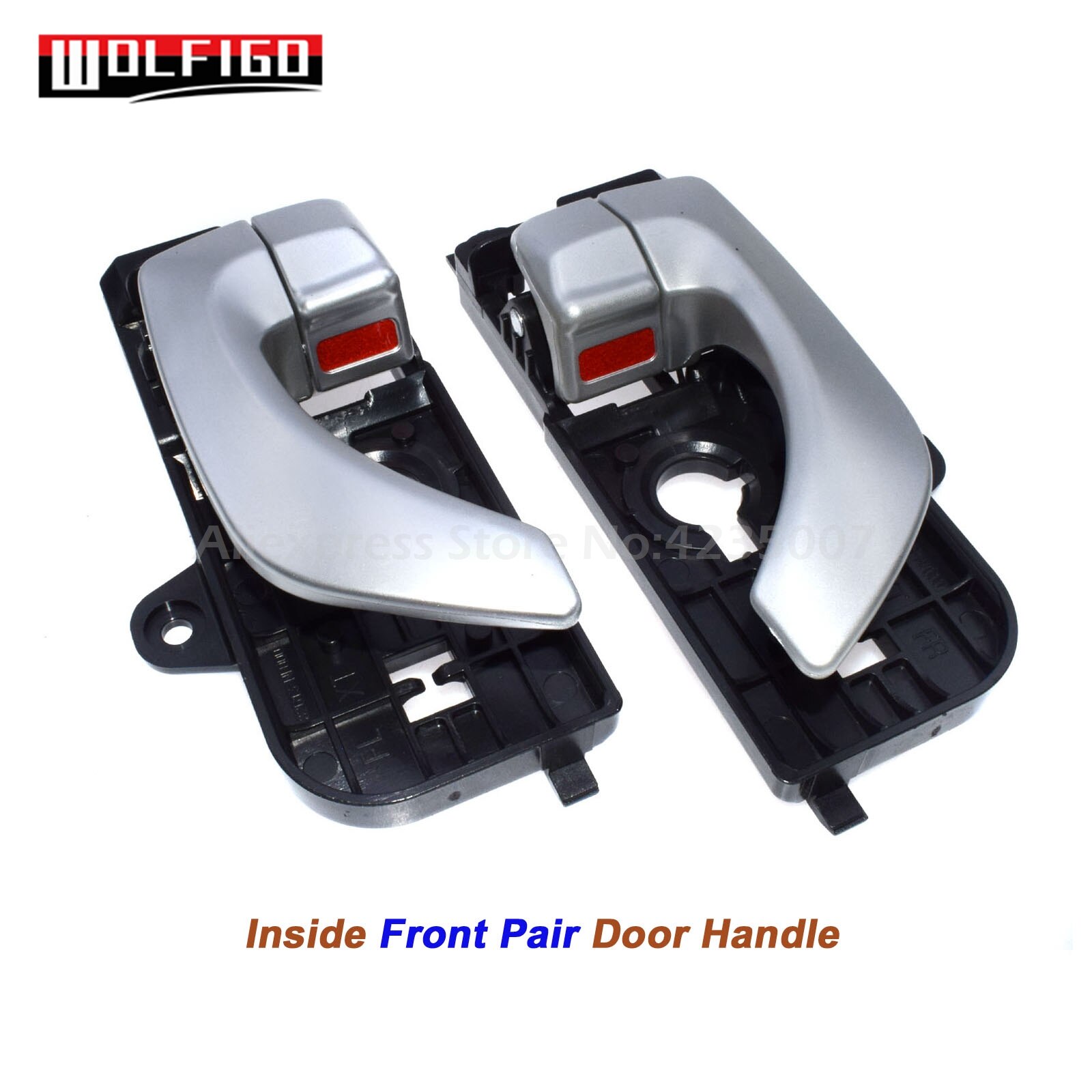 WOLFIGO Outside Inside Door Handles Front Rear Left Right For Hyundai Sonata 2005 83620-3K020,82610-3K020,826513K000: Inside Front Pair