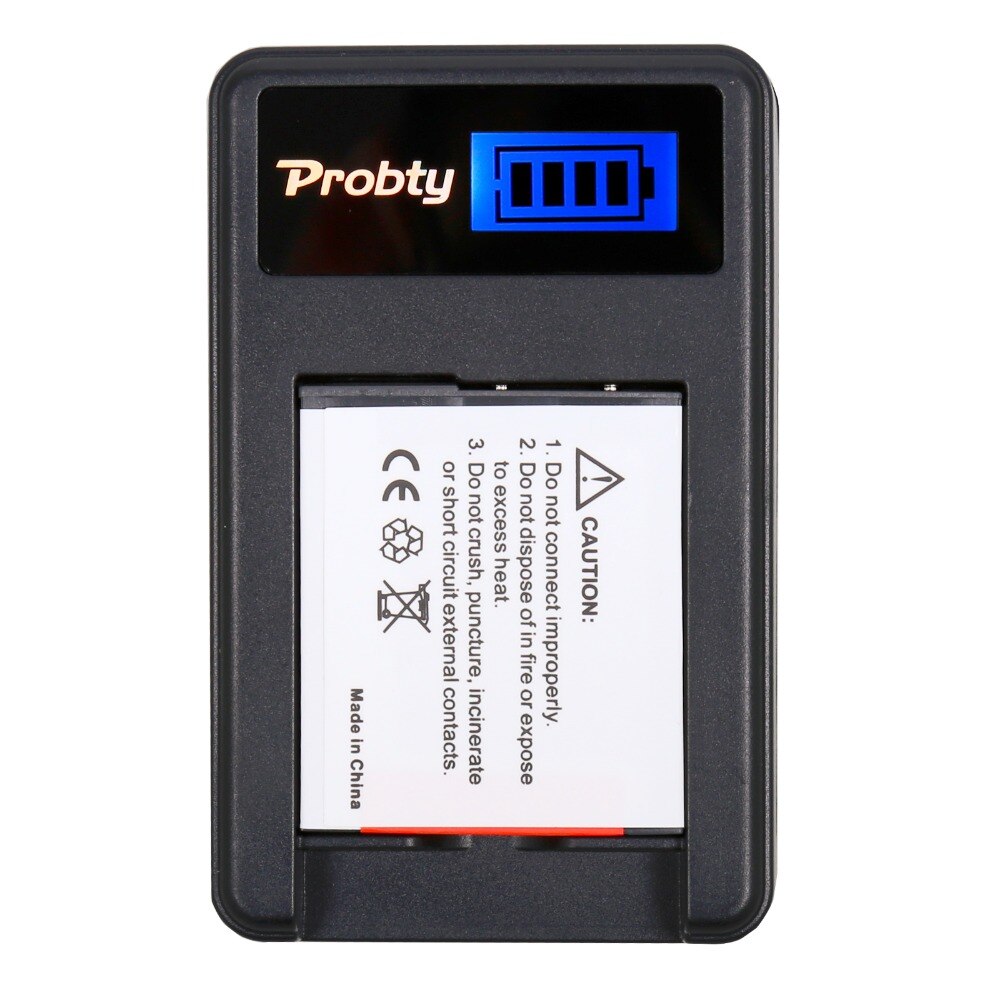 Probty NP-BG1 Battery + Charger For SONY DSC W300 W220 W210 W130 H10 H50 H70 W290 HX7 HX10 HX30 WX10 H55 HX9 T20 T100 W55 H7