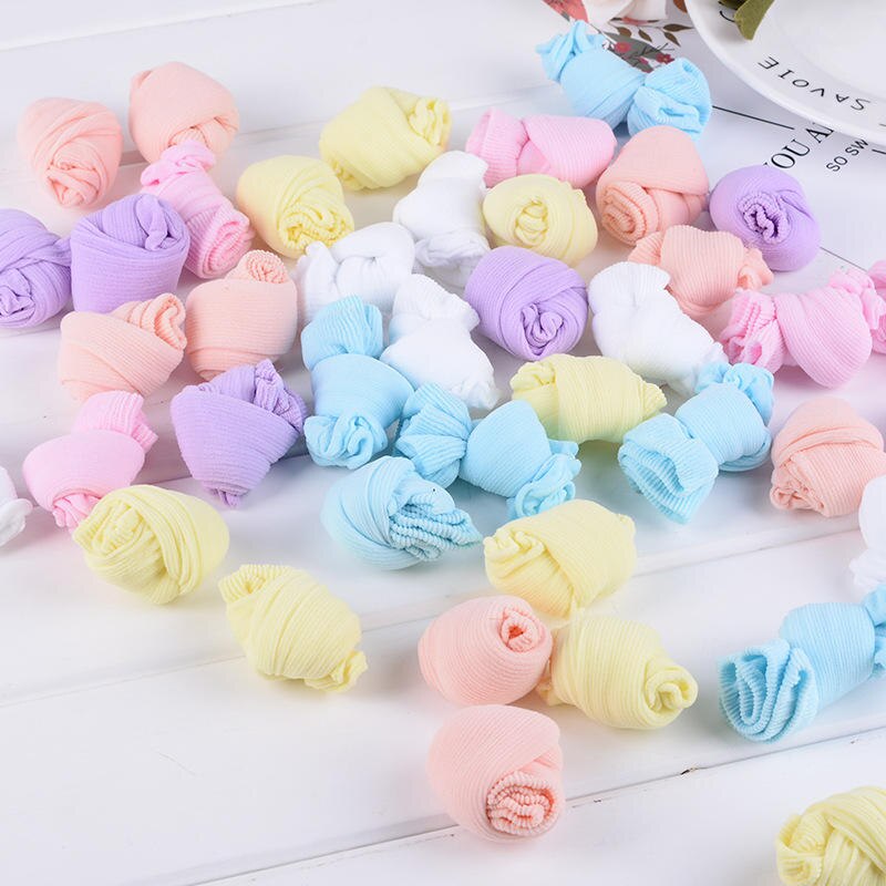 Babys freundlicher unisex Mädchen Jungen Sommer Einfarbig Atmungsaktive Elastische Kurze Einweg Socken