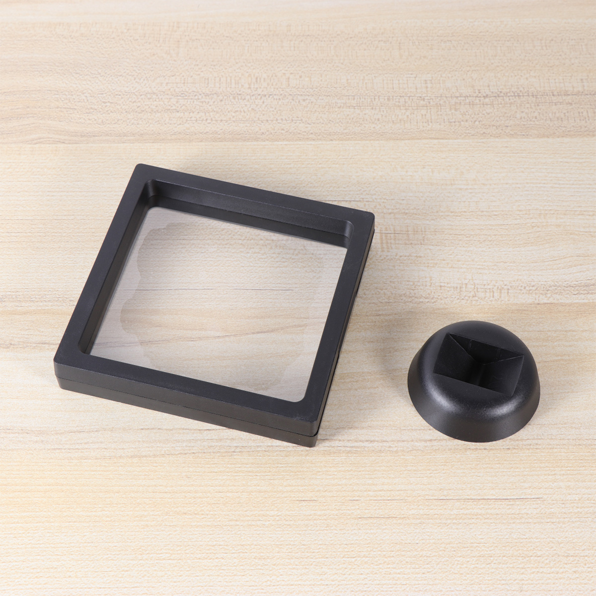 1 Pc Coin Display Stand Thicken Floating Frame Show Case for Bedroom