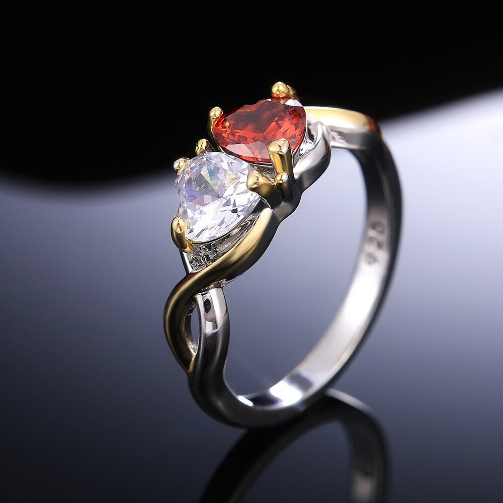 Mode Zirconia Blad Rode Esdoorn Verstelbare Ringen Voor Vrouwen Bruiloft Elegante Rose Goud Kleur Sieraden Gift kopen vanaf een prijs van 6.22
