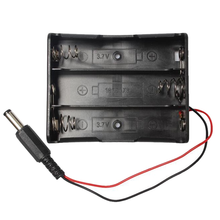 Power Bank 18650 Batterij Houder Plastic Batterij Houder Storage Box Case Voor 3X18650 Met DC5.5 * 2.1 Mm power Plug