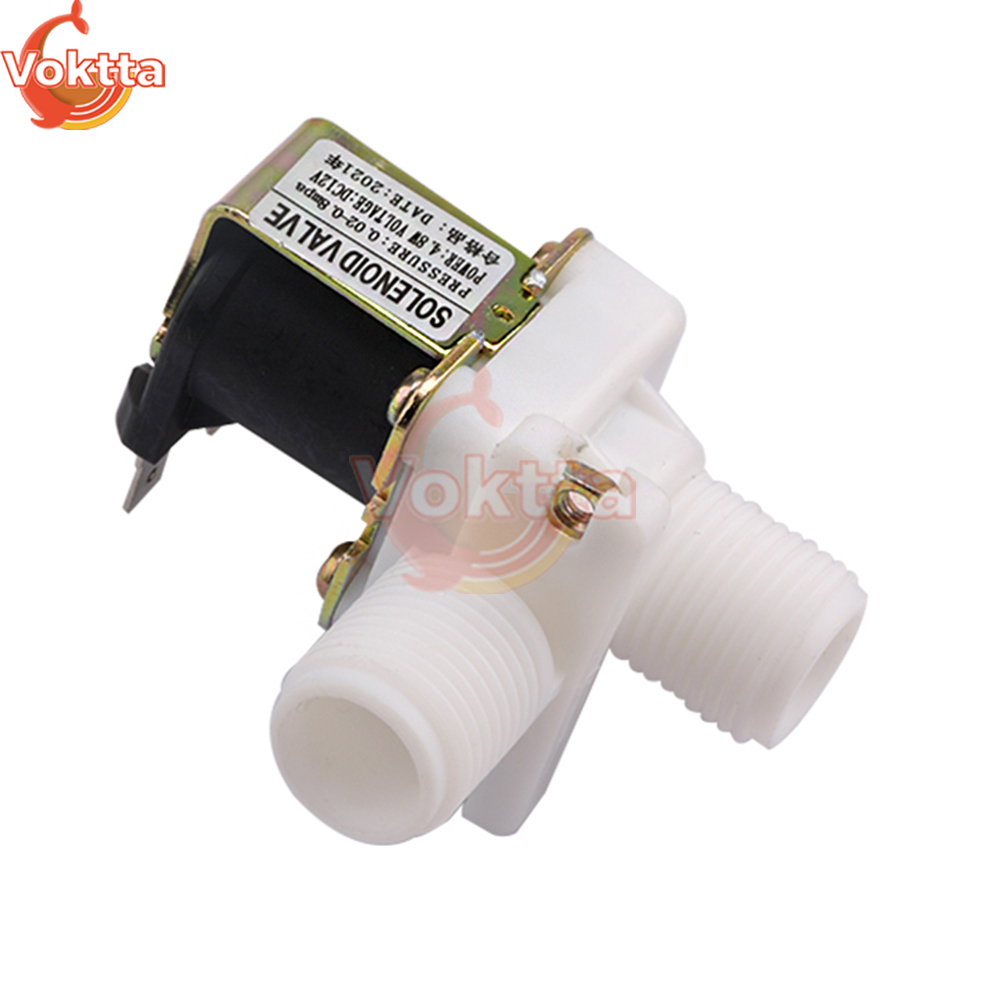 1/2 Solenoid Valve DC 12V 24V AC 110V 220V Water Control Valve Controller Switch Normally Closed Solenoid Valve Switch