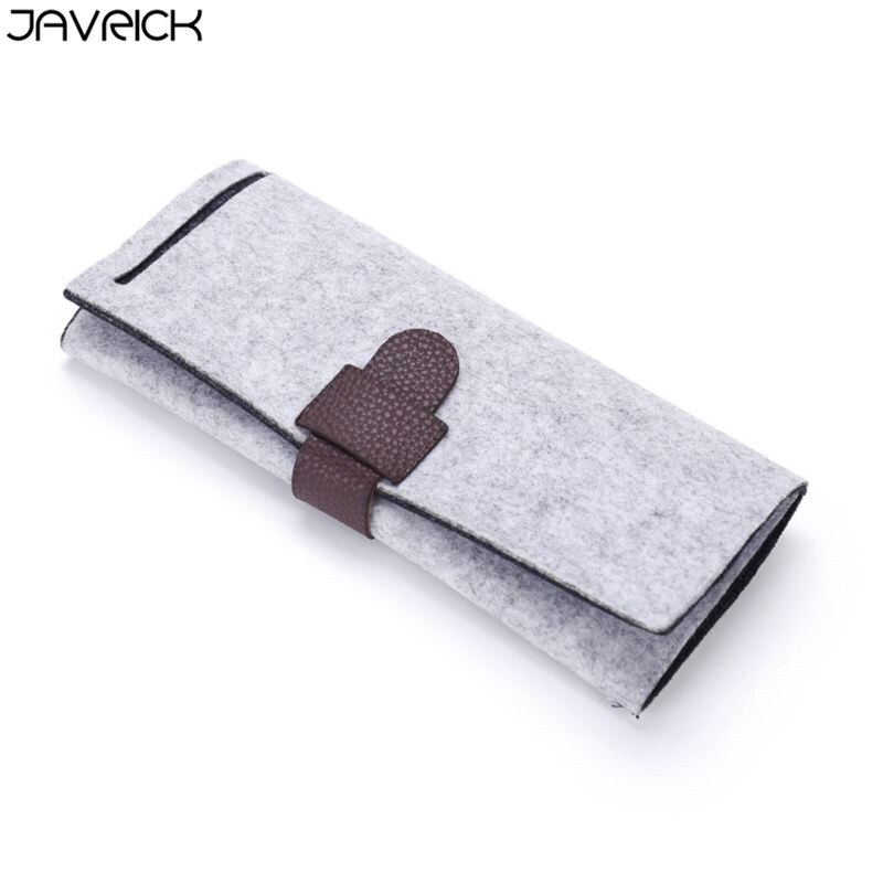 Portable Roll-up Felt Jewelry Roll Storage Bag Folding Travel Earrings Necklaces Bracelets Rings Container