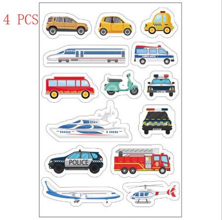 Traffic Railway Road Washi Tape Adhesive Tape DIY Scrapbooking Sticker Label Craft Masking Tape For Kids Toy Car Play: 12