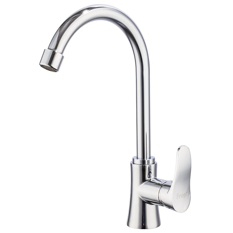 Enkele koudwater keukenkraan SUS304 roestvrij staal wandmontage 360 ° roterende enkele handgreep wastafelkraan (kleur: mat zwart B Enkele koudwater keukenkraan SUS304 roestvrij staal wandmontage 360 ° roterende enkele handgreep wastafelkraan (kleur: mat zwart B