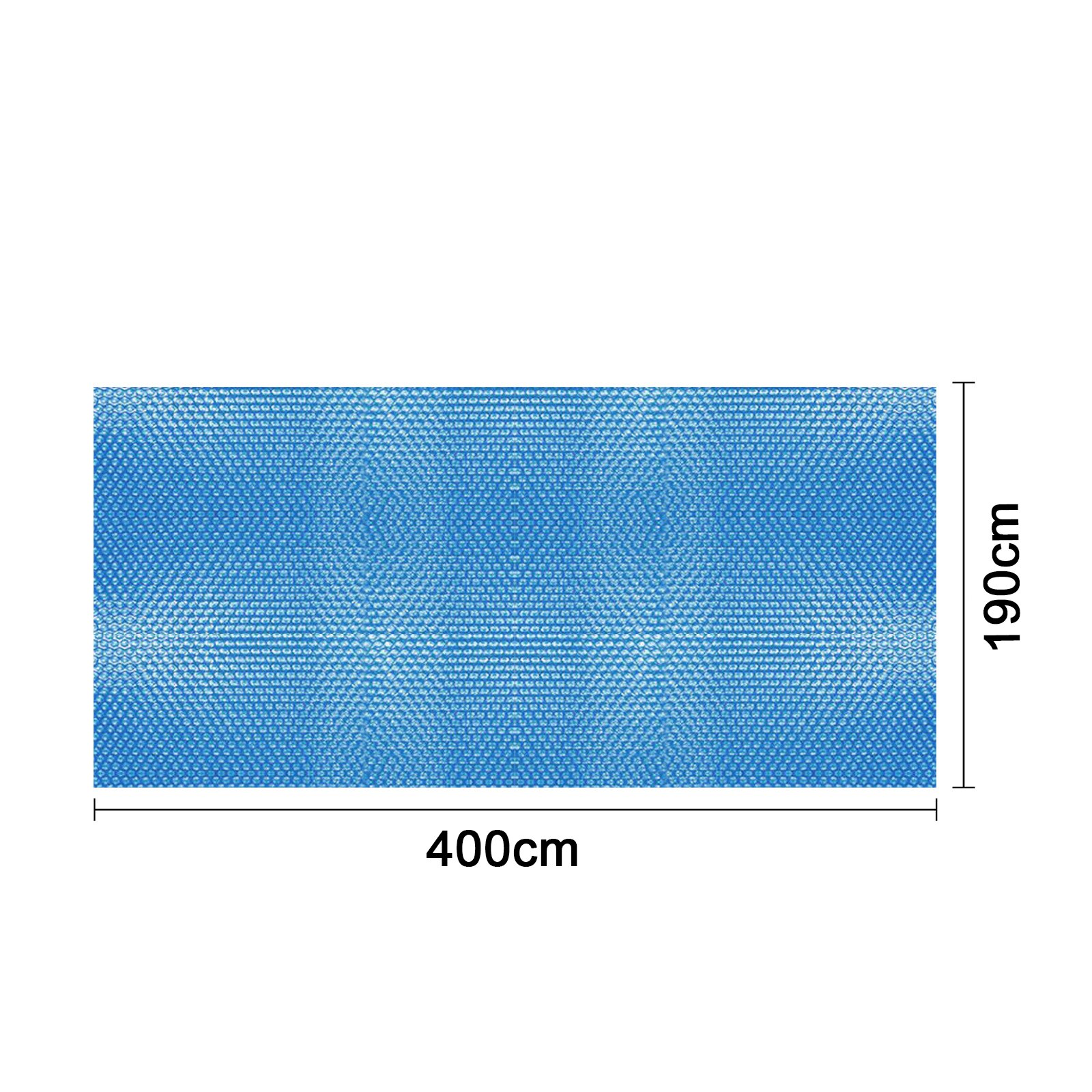 Swimming Pool Cover Rectangular/Round Solar Summer Waterproof Pool Tub Dust Outdoor PE Bubble Film Blanket Accessory Pool Cover: 400x190cm