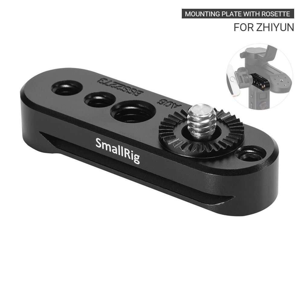 SmallRig Seite Montage Platte w/ Rosette für Zhiyun Weebill LABOR/Kran 3 Gimbal für Nato Griff, EVF Montieren DIY Befestigen 2273