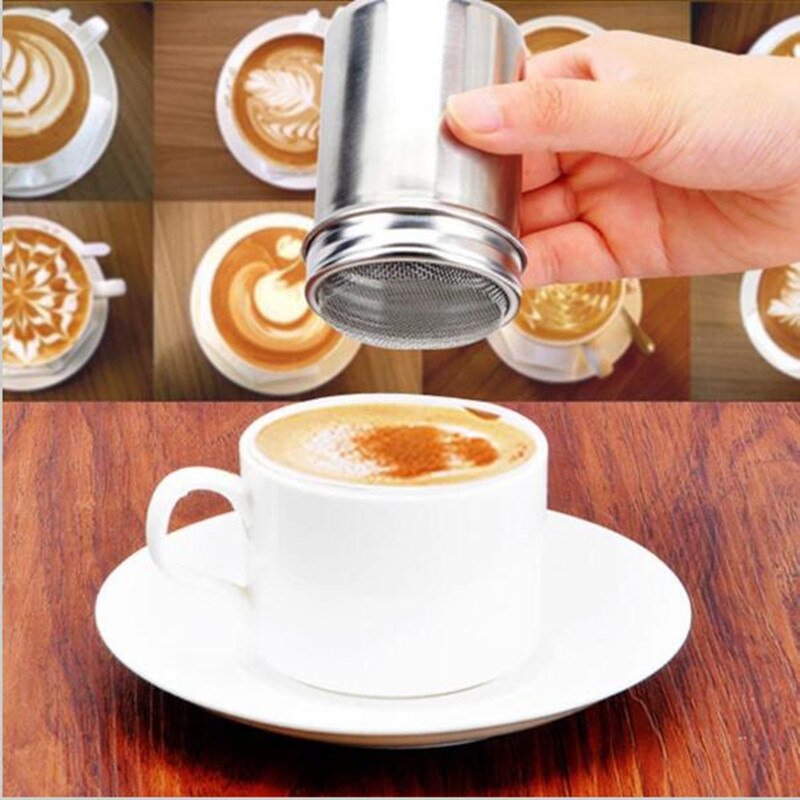 Kjøkkenverktøy cappuccino form fancy kaffe utskrift modell skum spray kake sjablonger kaffe tegning mold pulverisert sukker sil verktøy