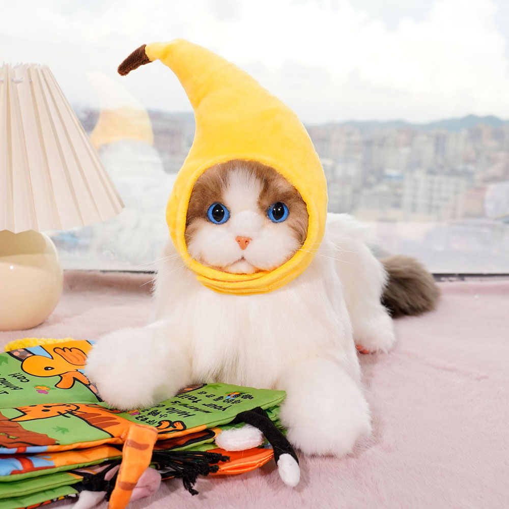 Kitten Grappige Hoed voor Kat Cosplay Verkleedkleding Leuke Huisdier Hoed Foto Prop Universele Puppy Kat Cap voor Halloween Kerstfeest