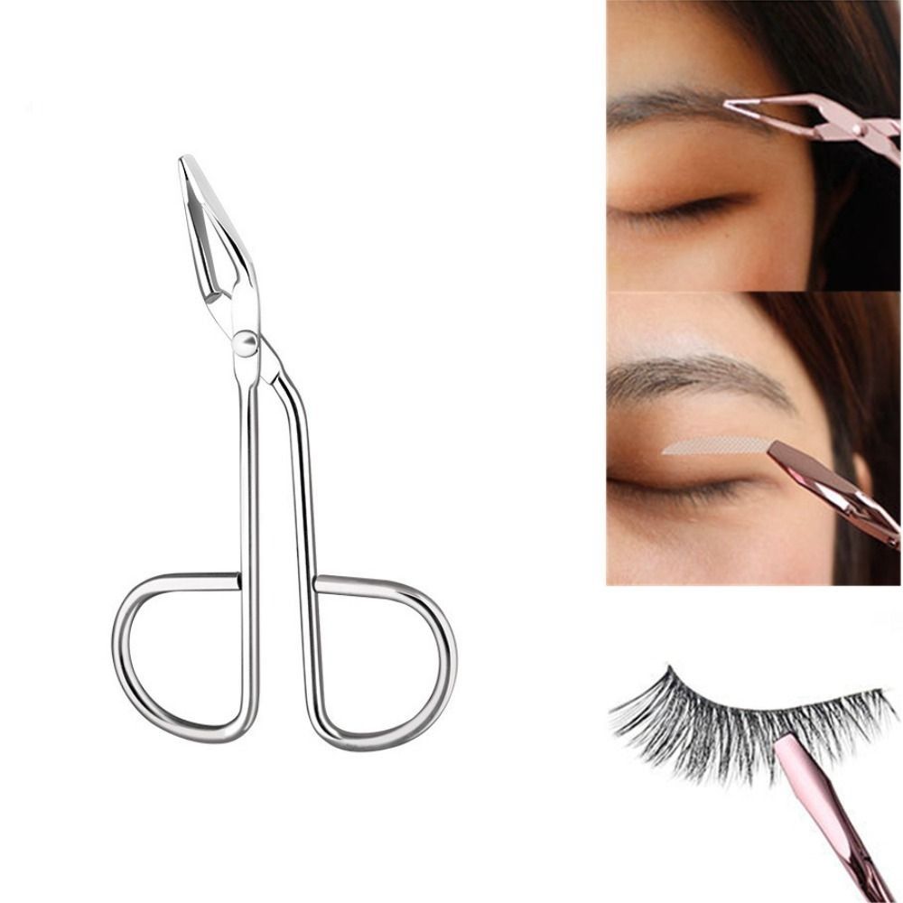Nose Lip Hair Pliers Eyelash Clipper Elbow Eyebrow Pliers Clip Eyebrow Tweezers Hair Plucker Hairgripping Face Hair Removal