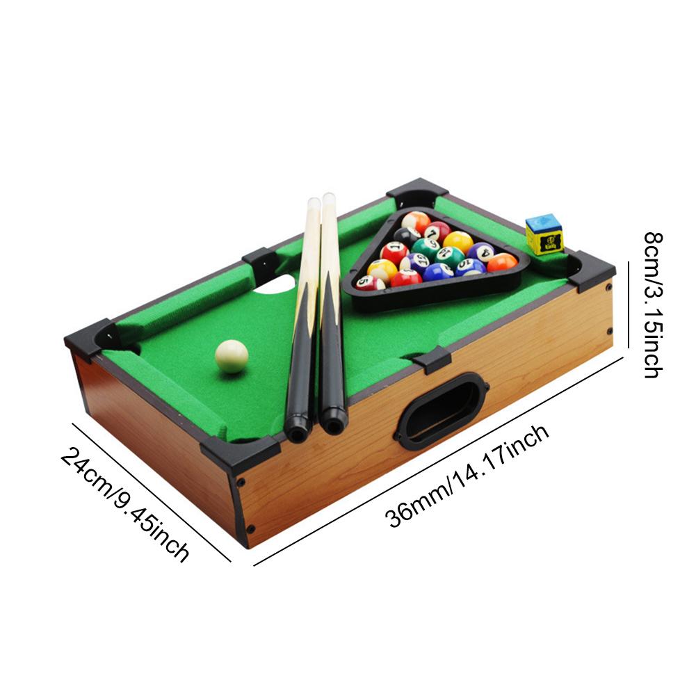 Mini biljard set trä bordsskiva biljardbord snooker spel leksaker för barn hushåll fest spel leveranser