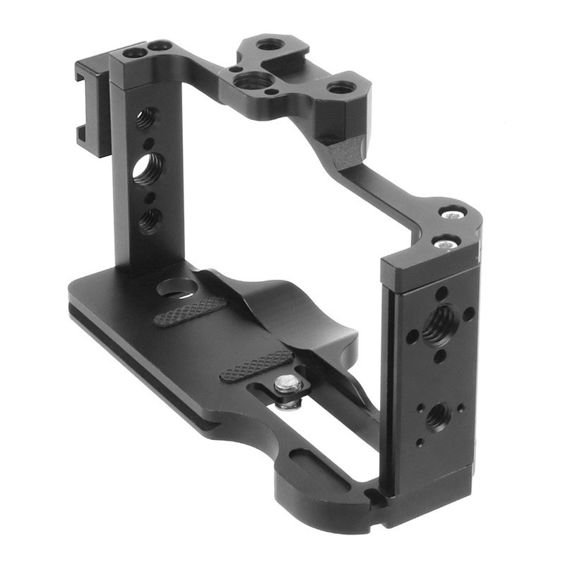 BGNing Aluminium Kamera KäFeige bilden-passend für Sony ZV1 Anlage Vlog mit Arri Kalten Schuh Montieren 1/4 &quot;3/8&quot; See für Mic-Licht DSLR