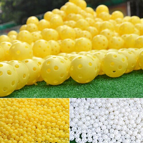 6 uds interior pelota de golf pelotas para practicar golf Luz de bola de Golf entrenamiento agujero golf principiante práctica