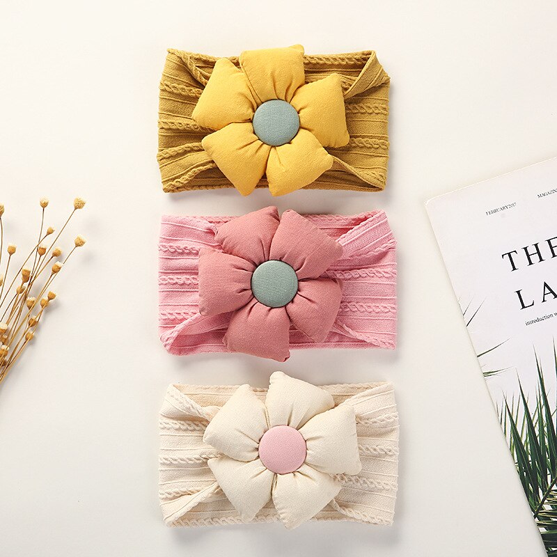 Floral Baby Girl Headbands Baby Hair Accessories Toddler Girls Bows Baby Girl Items
