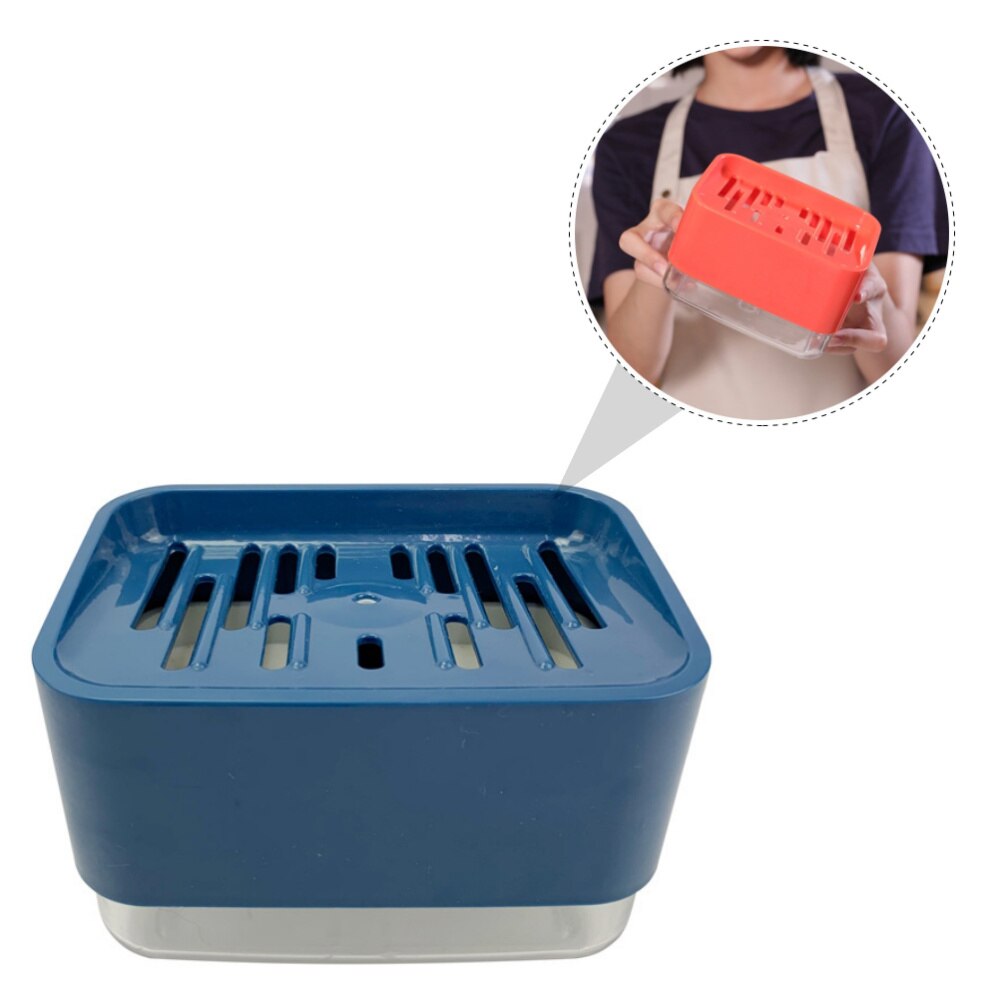 2 Sets Soap Pump Dispenser Useful Multifunctional Dish Soap Dispenser Liquid Soap Dispenser Sponge Holder Detergent Dispenser fo